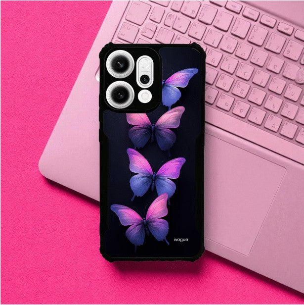 ivogue Galaxy Butterflies Mobile Cover For OPPO Reno14