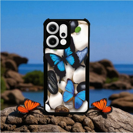 ivogue Blue Wings Beauty Mobile Cover For OPPO Reno14 Pro