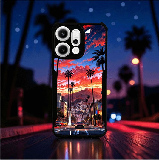 ivogue Palm City Nights Mobile Cover For OPPO Reno14