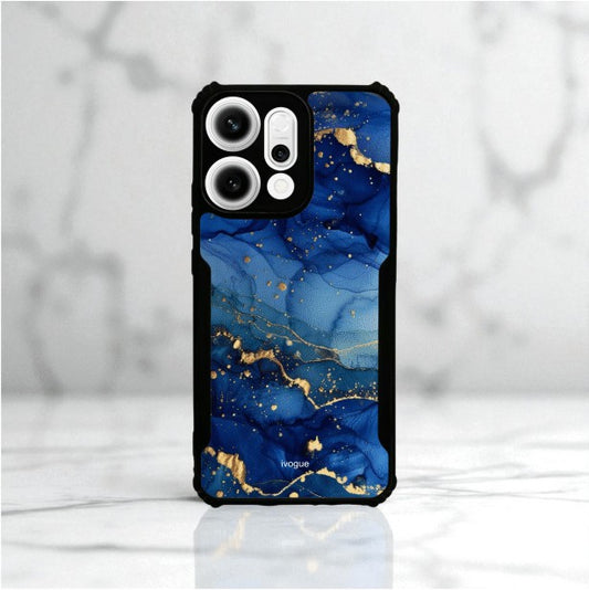 ivogue Blue Opulence Mobile Cover For OPPO Reno14 Pro