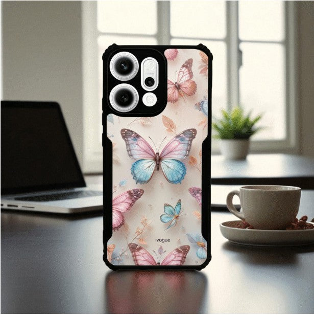 ivogue Butterfly Bloom Mobile Cover For OPPO Reno14