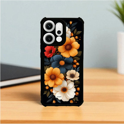 ivogue Retro Petals Mobile Cover For OPPO Reno14