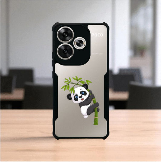 ivogue Panda and Tree Mobile Cover For POCO F6