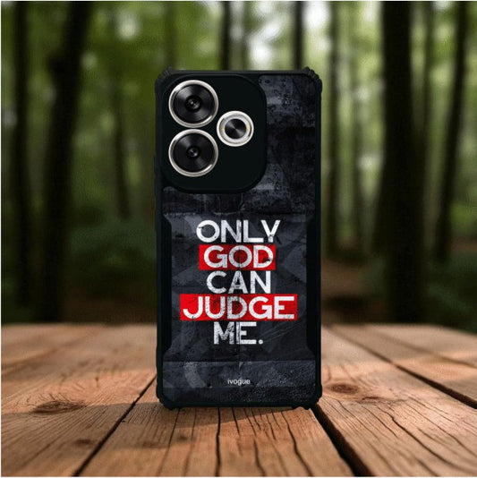 ivogue Only God Can Judge Me Mobile Cover For POCO F6