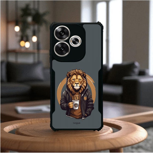 ivogue Stylish Lion Mobile Cover For POCO F6