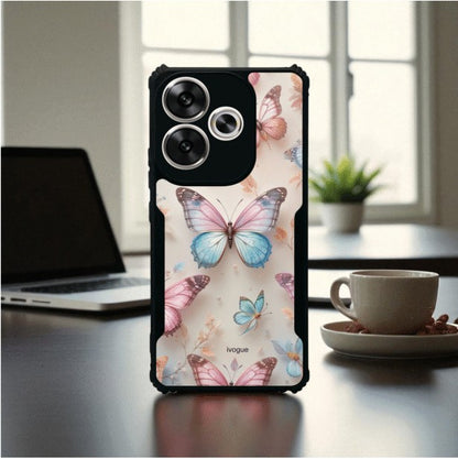 ivogue Butterfly Bloom Mobile Cover For POCO F6