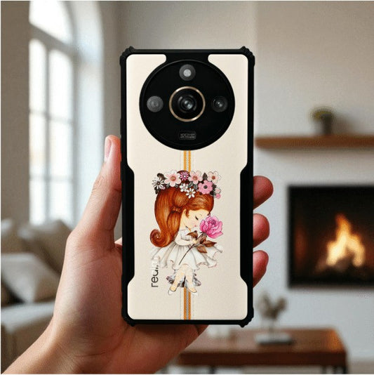 ivogue Flower Girl Mobile Cover For REALME 11 Pro