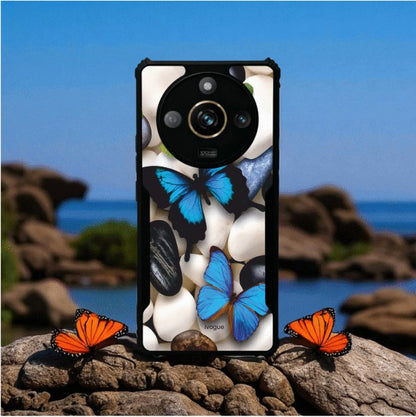 ivogue Blue Wings Beauty Mobile Cover For REALME Narzo 60 Pro
