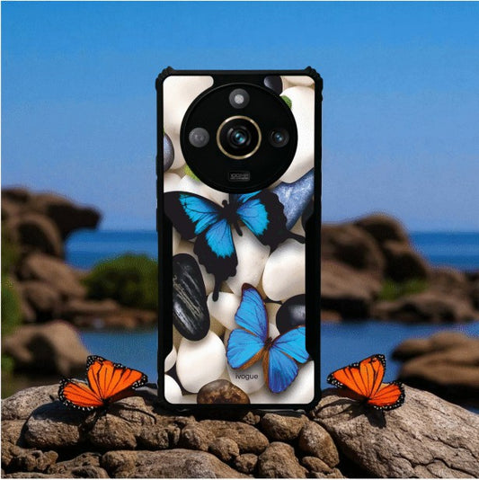 ivogue Blue Wings Beauty Mobile Cover For REALME Narzo 60 Pro