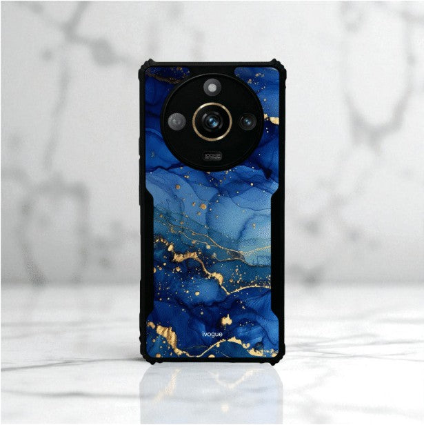ivogue Blue Opulence Mobile Cover For REALME 11 Pro