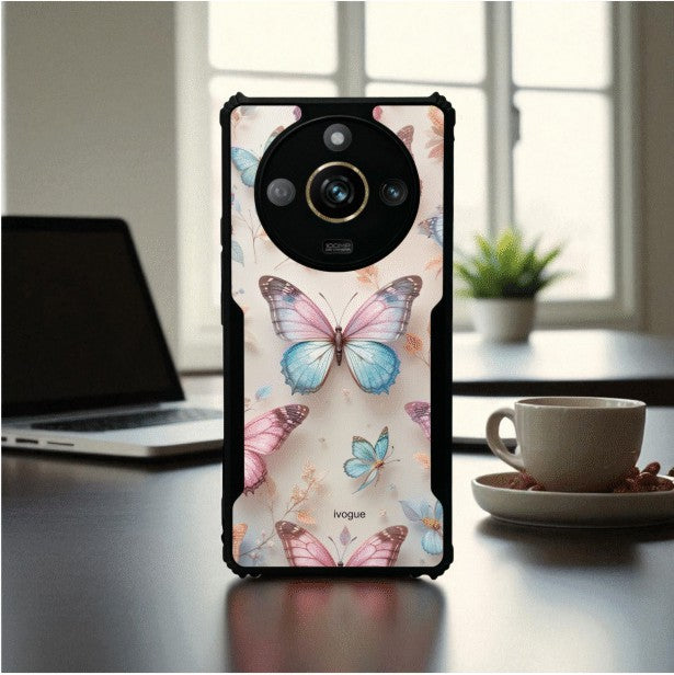 ivogue Butterfly Bloom Mobile Cover For REALME Narzo 60 Pro