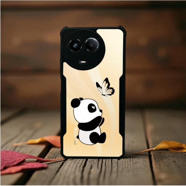ivogue Panda and Butterfly Mobile Cover For REALME 11X