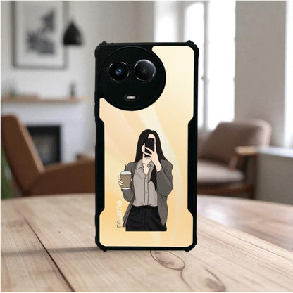 ivogue Coffee Girl Mobile Cover For REALME C67
