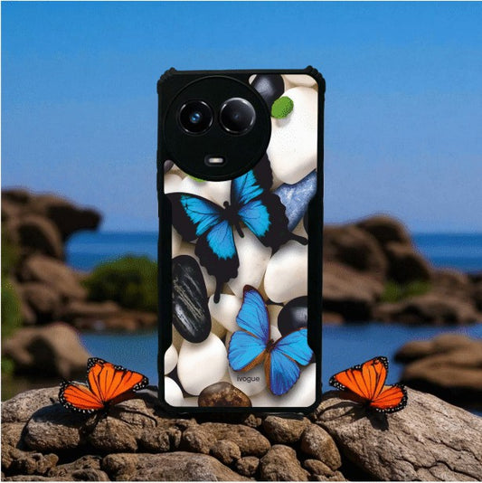 ivogue Blue Wings Beauty Mobile Cover For REALME 11X