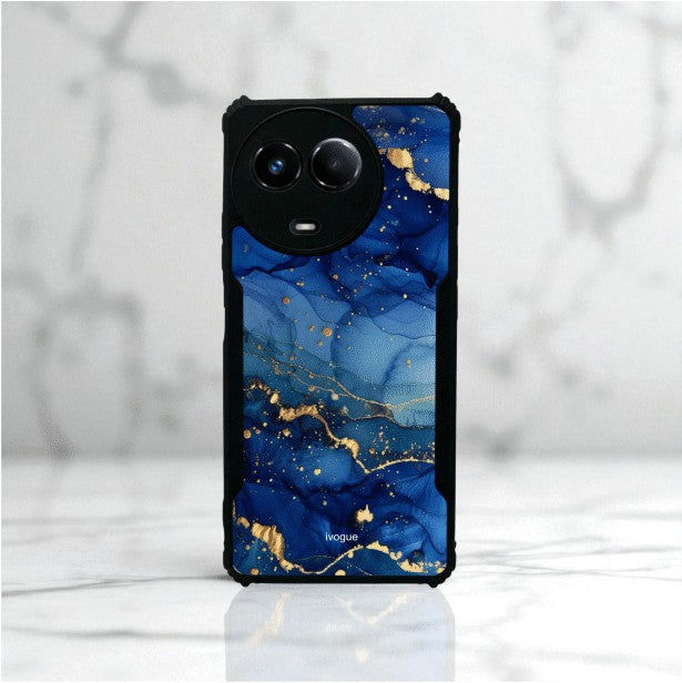 ivogue Blue Opulence Mobile Cover For REALME Narzo 60X