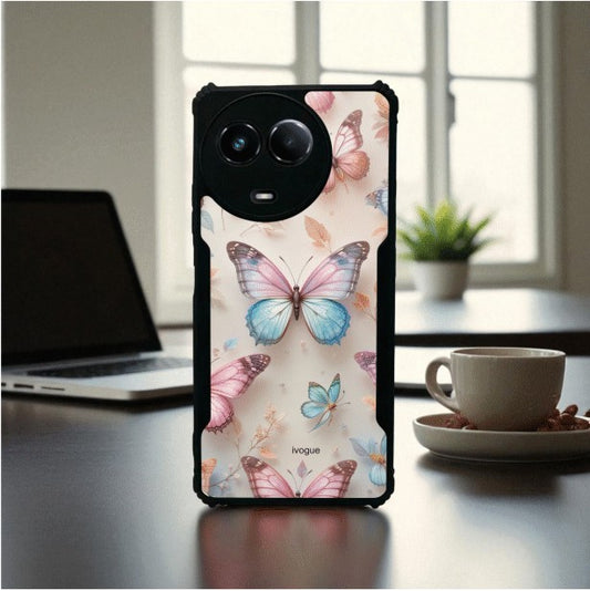 ivogue Butterfly Bloom Mobile Cover For REALME C67