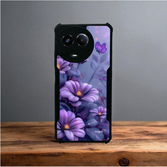 ivogue Purple Serenity Mobile Cover For REALME Narzo 60X