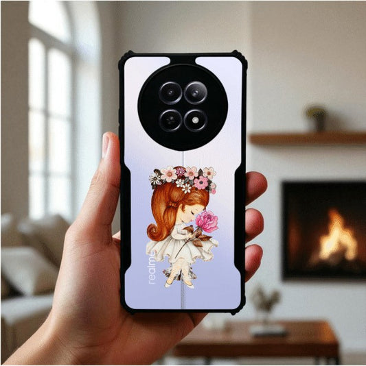 ivogue Flower Girl Mobile Cover For REALME Narzo N65