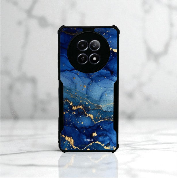 ivogue Blue Opulence Mobile Cover For REALME 12X