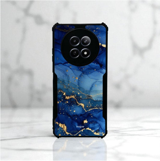 ivogue Blue Opulence Mobile Cover For REALME 12X
