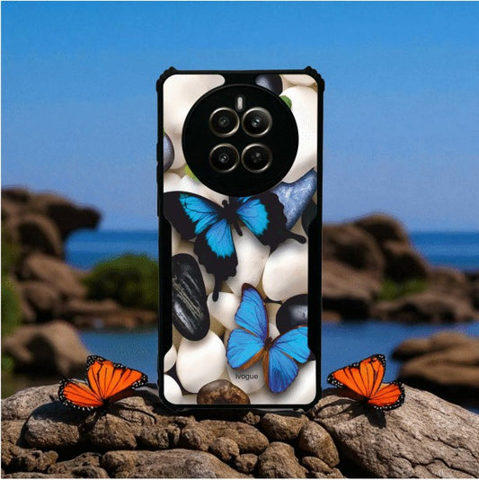 ivogue Blue Wings Beauty Mobile Cover For REALME Narzo 70