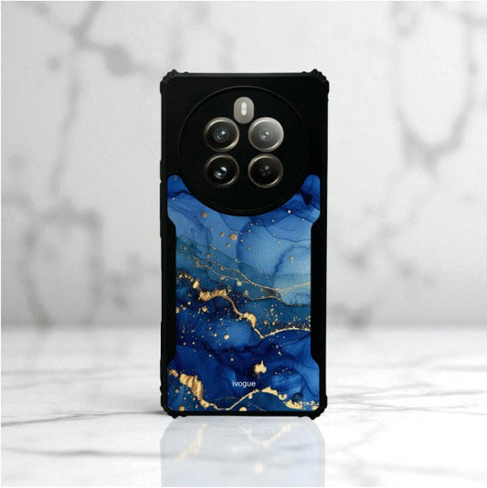 ivogue Blue Opulence Mobile Cover For REALME P1 Pro