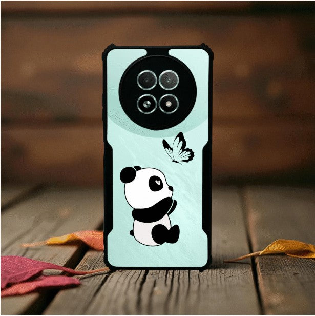 ivogue Panda and Butterfly Mobile Cover For REALME 13 (5G)