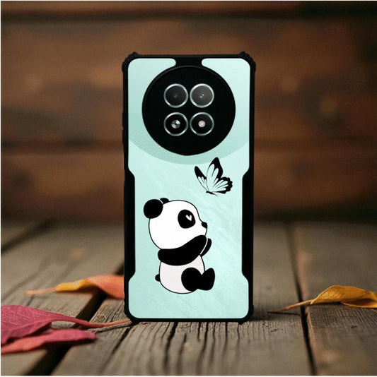 ivogue Panda and Butterfly Mobile Cover For REALME 13 (5G)