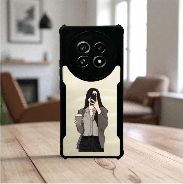ivogue Coffee Girl Mobile Cover For REALME 13 Pro Plus