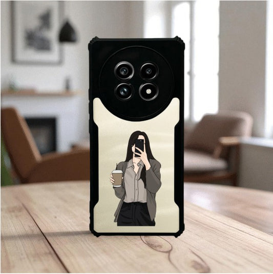 ivogue Coffee Girl Mobile Cover For REALME 13 Pro Plus