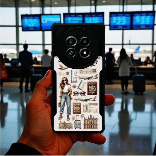 ivogue Travel Girl Vibes Mobile Cover For REALME 13 Pro