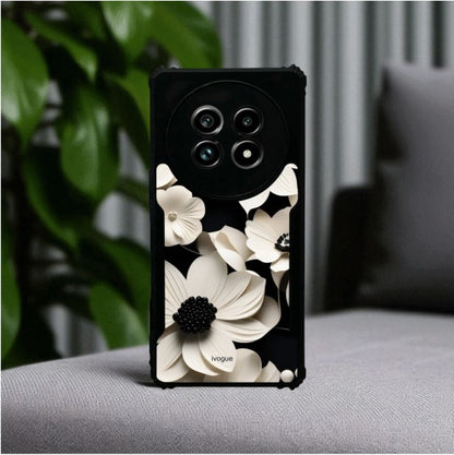 ivogue Black & Bloom Mobile Cover For REALME 13 Pro