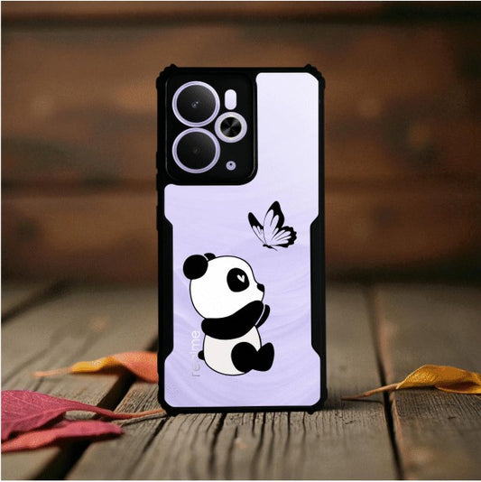 ivogue Panda and Butterfly Mobile Cover For REALME 14T