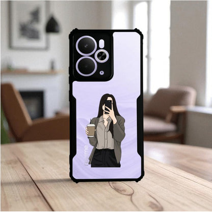 ivogue Coffee Girl Mobile Cover For REALME 14T