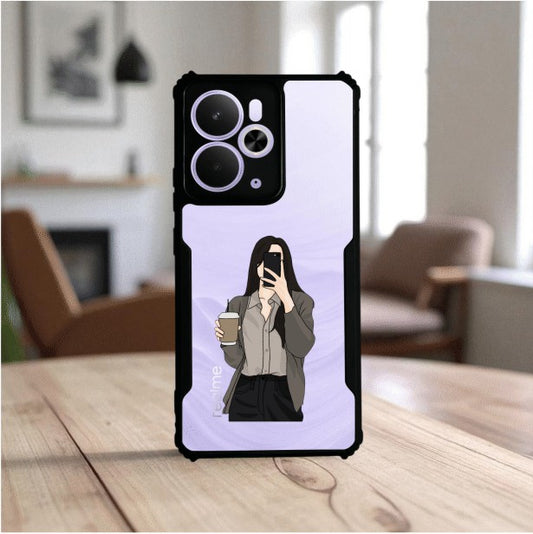 ivogue Coffee Girl Mobile Cover For REALME 14T