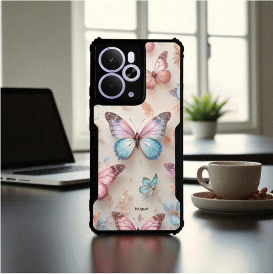 ivogue Butterfly Bloom Mobile Cover For REALME 14T