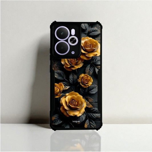 ivogue Golden Rose Mobile Cover For REALME 14T