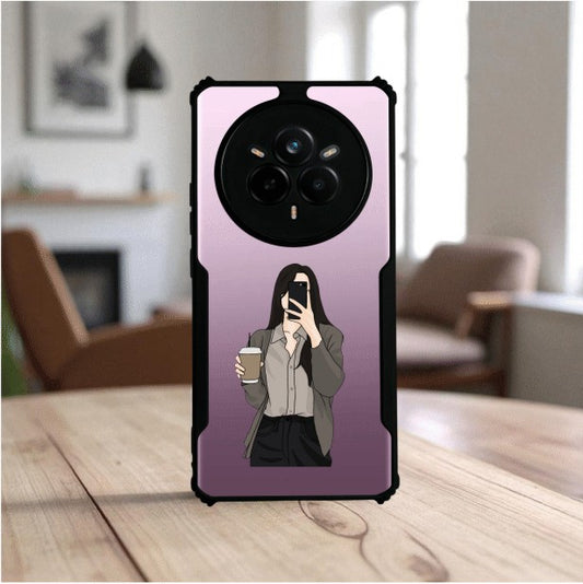 ivogue Coffee Girl Mobile Cover For REALME 14 Pro Plus