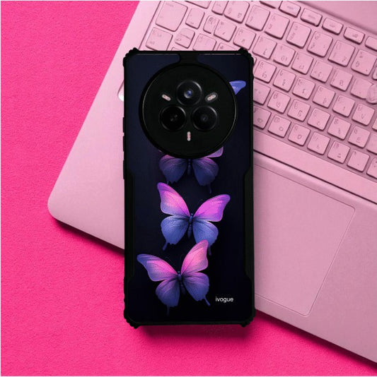 ivogue Galaxy Butterflies Mobile Cover For REALME 14 Pro Plus