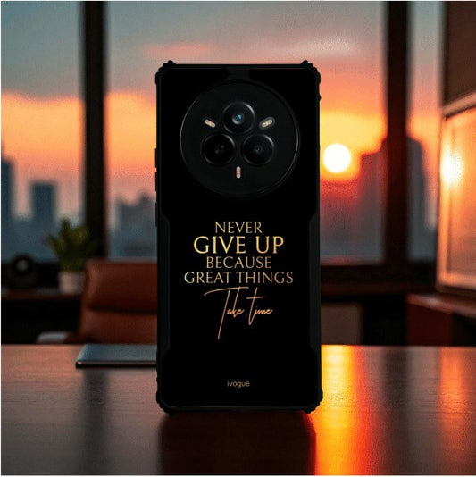 ivogue Never Give Up Mobile Cover For REALME 14 Pro