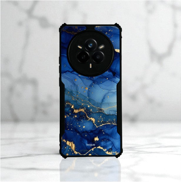 ivogue Blue Opulence Mobile Cover For REALME 14 Pro