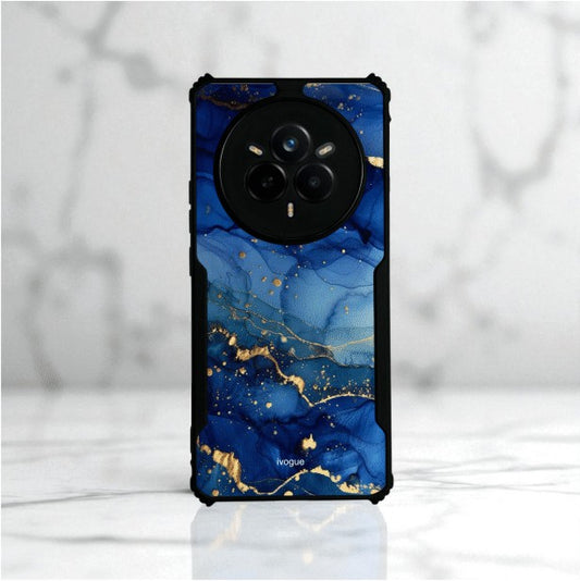 ivogue Blue Opulence Mobile Cover For REALME 14 Pro