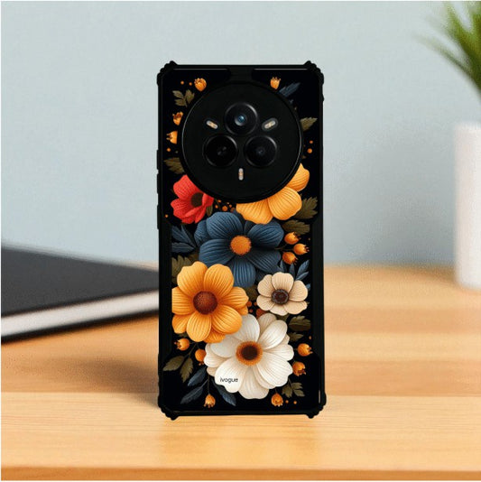ivogue Retro Petals Mobile Cover For REALME 14 Pro