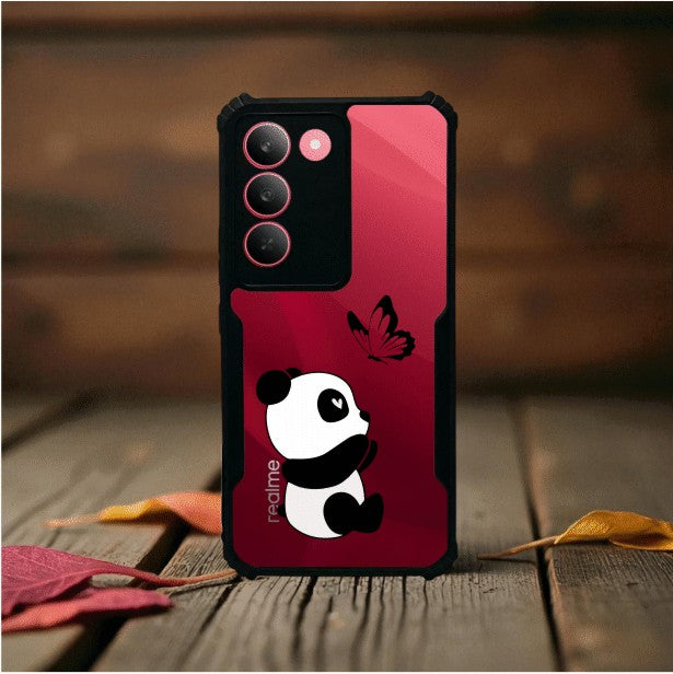 ivogue Panda and Butterfly Mobile Cover For REALME 14X