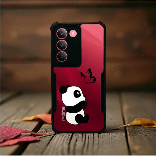 ivogue Panda and Butterfly Mobile Cover For REALME 14X