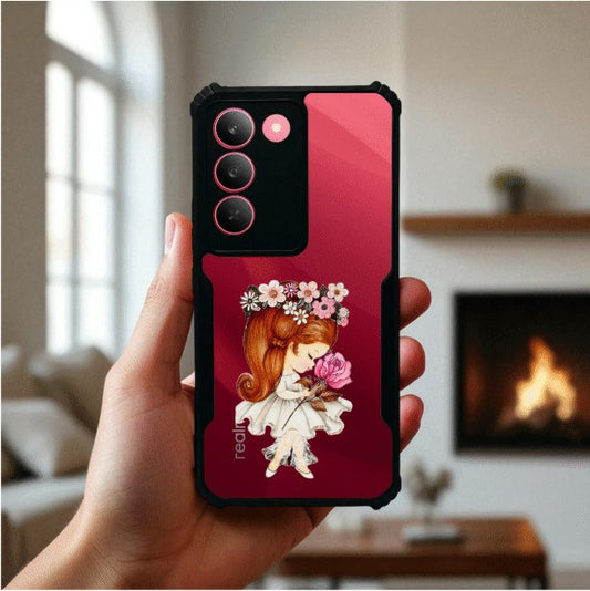ivogue Flower Girl Mobile Cover For REALME 14X