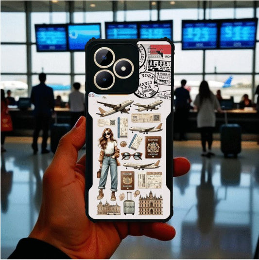 ivogue Travel Girl Vibes Mobile Cover For REALME C53