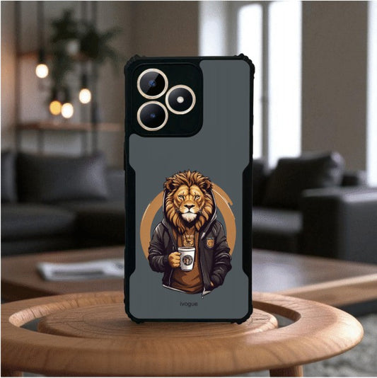 ivogue Stylish Lion Mobile Cover For REALME Narzo N53