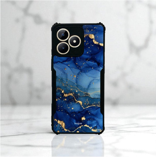 ivogue Blue Opulence Mobile Cover For REALME Narzo N53