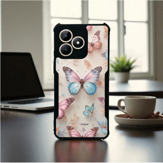 ivogue Butterfly Bloom Mobile Cover For REALME C51